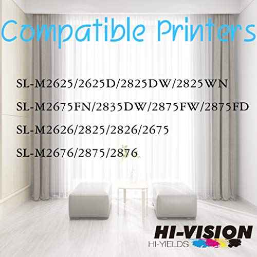 HI-VISION HI-YIELDS Compatible Toner Cartridge Replacement for MLT-D116L D116L, Black, 3 Pack