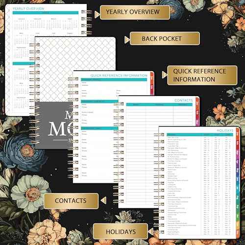 2026 Planner - Planner 2026, Jan 2026 - Dec 2026, 6.4" x 8.5", Weekly and Monthly with Tabs, Back Pocket + Thick Paper - Butterfly