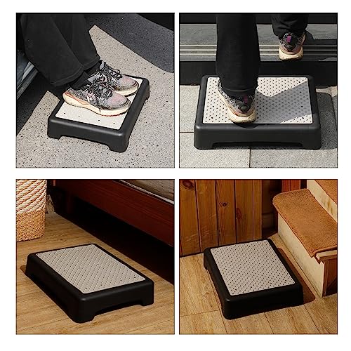 Fotree 3.5-Inch High Step Stool - Indoor/Outdoor Portable Non-Slip Platform