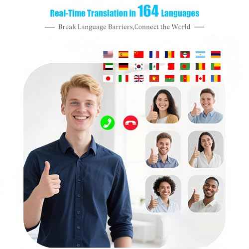 AI Translation Earbuds Real Time 164 Languages Translator Earbud 3 in-1 Bluetooth 5.4 Audifonos Traductores Ingl?s Espa?ol Translating Device for Travel Business Leaning iOS & Android Compatible