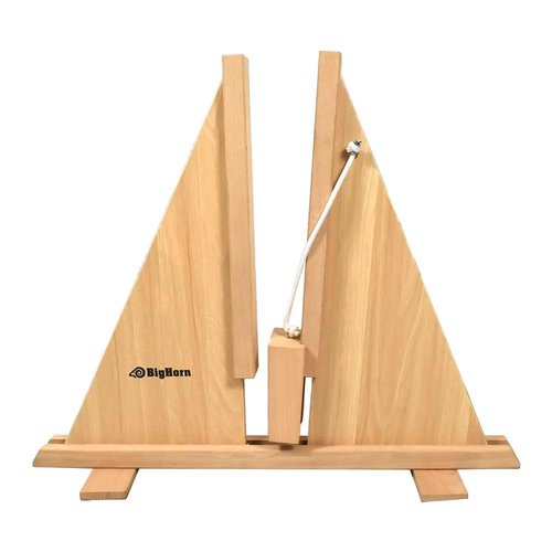 Big Horn 70150 Self-Adjusting Door Holder, All Wood - for Doors as Thin as 1 Inch Or as Thick as 2-1/4 Inch