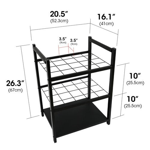 J JACKCUBE DESIGN Blueprint Storage Rack, Blueprint Metal Holder 20 Slots Rolling File Cart Organizer for Architectural Construction Plan, Wrapping Paper, Art Supplies (Black)- MK1301A