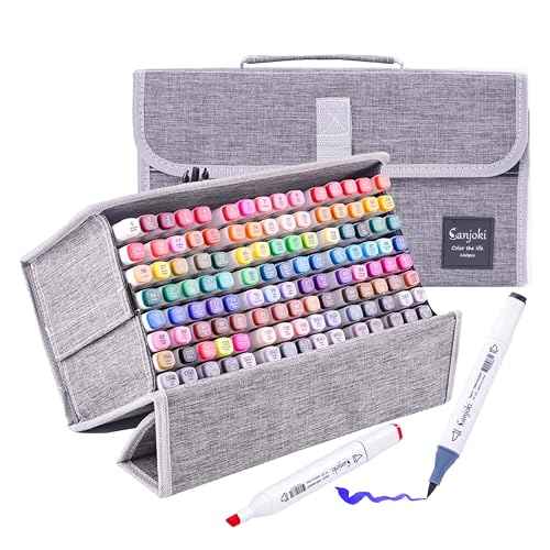 Art Markers 120 Colors Brush Tip Multicolor Pen Professional Marking Pen for Artist and Beginners