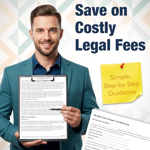 Zastic Living Will & Medical Power of Attorney Kit – Complete Legal Package for Adults