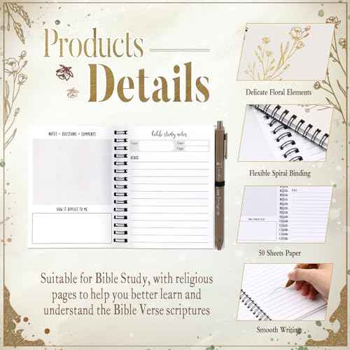100 Pcs Christian Gift Prayer Spiral Journal with Ballpoint Pen Religious Gift for Church Pastor Clergy Appreciation Sunday School Teacher Team Employee Notebook Christmas (Retro Color)