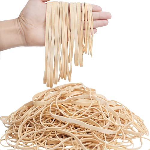 Assorted Rubber Bands Kit 0.5 lb | 4 Sizes Large 8in to 4-5/6in