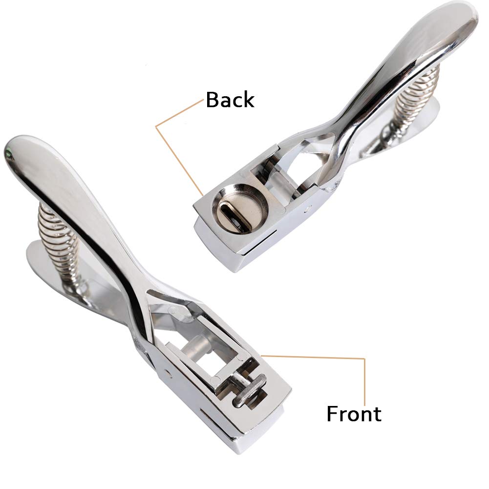 Slot Punch - PVC ID Card Hole Punch Plier Tool - Handheld Design for Easy Use