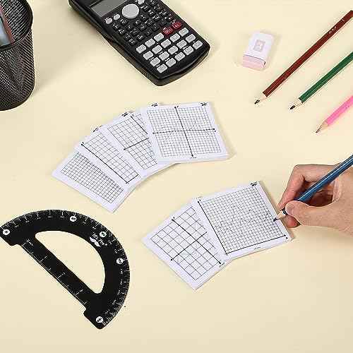 Mr. Pen- Graph Paper Sticky Notes, 6 Pads, 3x3 Inch, Graph Sticky Notes