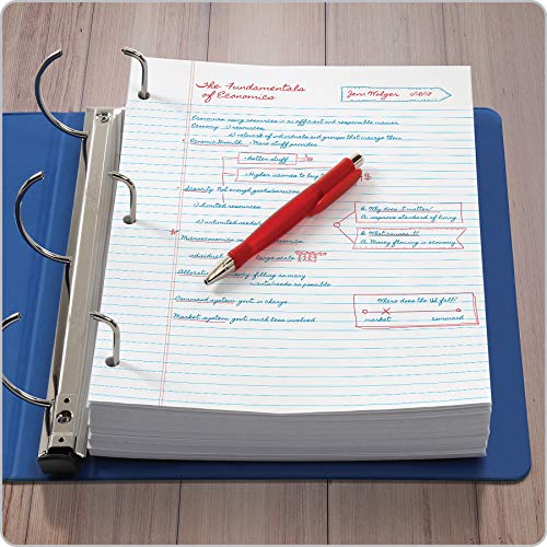 Oxford Pack of 500 Wide Ruled Loose Leaf Notebook Paper for 3 Ring Binders