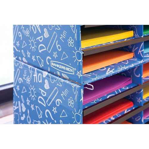 Bankers Box Classroom 30 Compartment Mail Sorter, Single (3384401)
