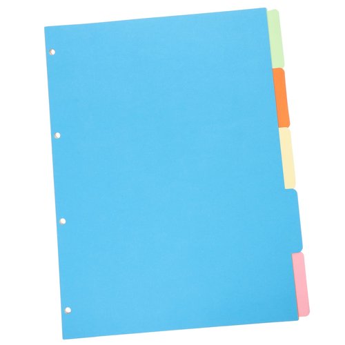 UTHCLO 10Pcs Index Dividers Colored Binder Page Marker Tabs for Organizing Manuals Reports and Notebooks Easy to Write Categories for Office and School Use