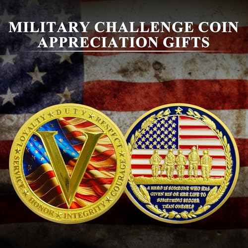 42Pcs Military Challenge Coins Bulk Pack Thank You Appreciation Coin Gifts for Veterans Soldiers Men Women