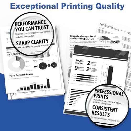 TN760 Toner Compatible Replacement for Brother TN760 TN-730 TN-760 TN730 Toner Cartridge for Brother Printer L2325DW L2350DW L2370DW L2390DW L2395DW L2550DW L2690DW L2710DW L2717DW L2750DW 4Pack Black