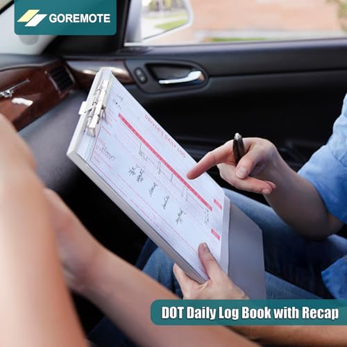 goremote ELD Backup Driver Log Book & DVIR - 16 Sets, 8 Days