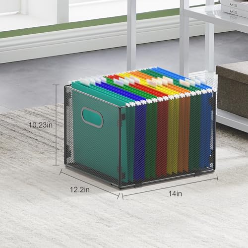 Samstar 1 Pack Hanging Mesh File Organizer for Letter Size Files & Documents