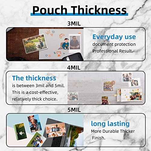 Uinkit 100Pack Thermal Laminating Sheets Hold 11x 17 Sheets 5mil Heavy Duty Laminating Pouches Menu Tabloid Size11.5X17.5 inches Lamination Sheets Paper for Laminator Clear Glossy Rounded Corner