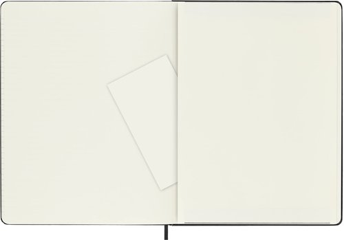 Moleskine Classic Notebook, Hard Cover, XL (7.5" x 9.5") Ruled/Lined, Black, 192 Pages