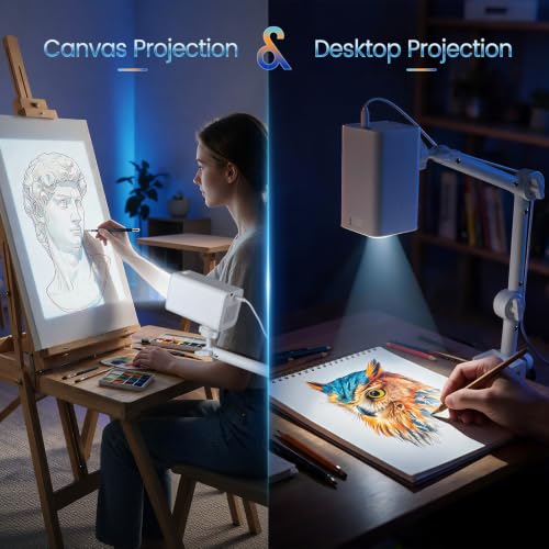 Art Projector for Tracing & Drawing, Wireless, Adjustable Stand