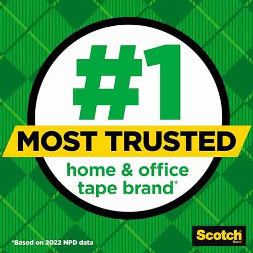 Scotch Classic Desktop Tape Dispenser, Black, 1-inch Core, Made from 100% Recycled Plastic, 1 Dispenser