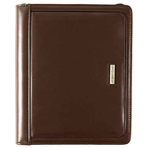 "AT-A-GLANCE Day Runner Windsor QuickView Slim Profile Starter Set, Undated, 3 Rings, Size 4, 5-1/2 x 8-1/2"", Black or Brown, Color Will Vary (101-0286) "