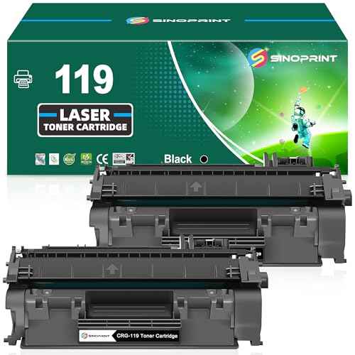 119 II Toner Cartridge Replacement Compatible for Canon 119II 3480B001 MF6160dw MF414dw MF5950dw MF5880dn MF5850dn MF416dw LBP253dw LBP6300dn MF5960dn Printer (2-Pack Black)