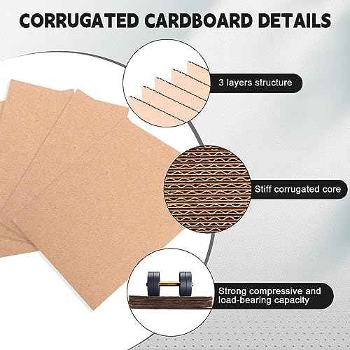 Tatuo 301 Pcs Trading Card Shipping Protector Set Include 200 Corrugated Cardboard Sheets Inserts 100 Poly Bubble Mailers Padded Envelopes and Masking Tape(Black)