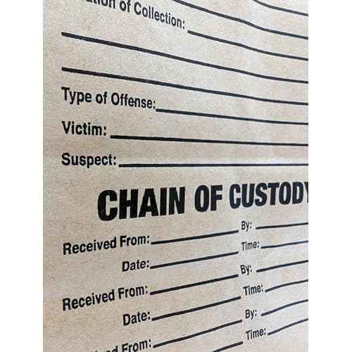 Crime Scene Paper Evidence Bags (Small)