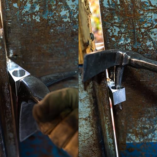 Dino Force Firefighter Wedge ? 7075 Aluminum with Bungee, Built for Durability and Efficiency - Made in USA