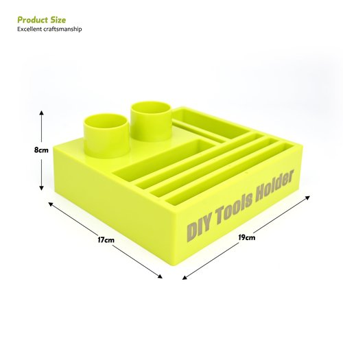 EHDIS Multipurpose Caddy Organizer 2PCS Desk Organizers DIY Tool Holder for Vinyl Wrap Kit, Home Office Supplies, Art Supplies, Make-up & Kitchen Use