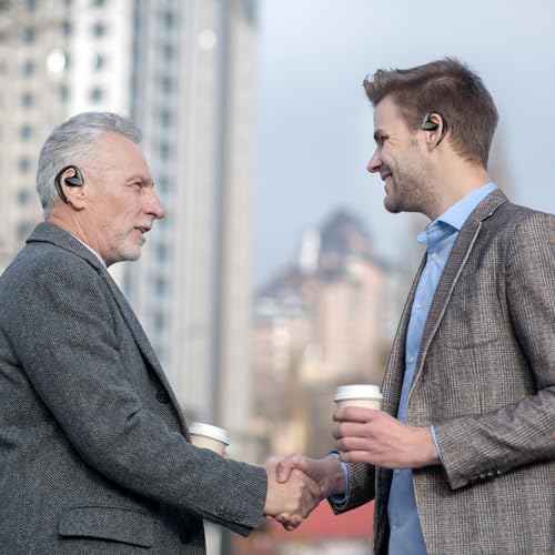 Translation Earbuds, Language Translator Device with 150 Languages & Accents Online, Translator Earbuds Real Time with APP Support Music and Calling, Fit for iOS & Android