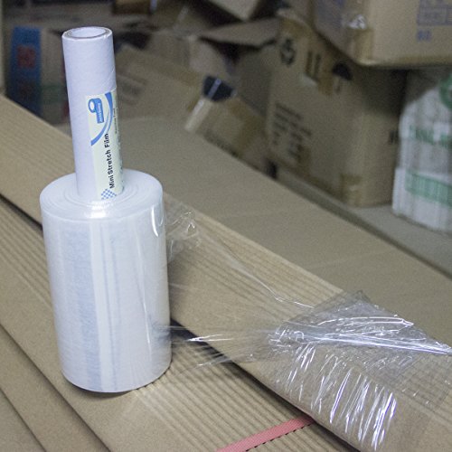 6'' Clear Stretch Wrap Roll 1000' for Moving & Shipping - Jack&Sunny