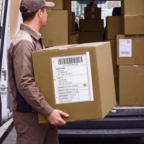 Maitys 500 Pack 9.5x11.5 Inch Clear Self-Adhesive Shipping Label Sleeves