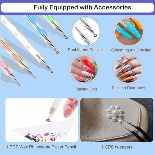 2 Pack B7000 Rhinestone Jewelry Glue Kit with 110ml Adhesive & Tools