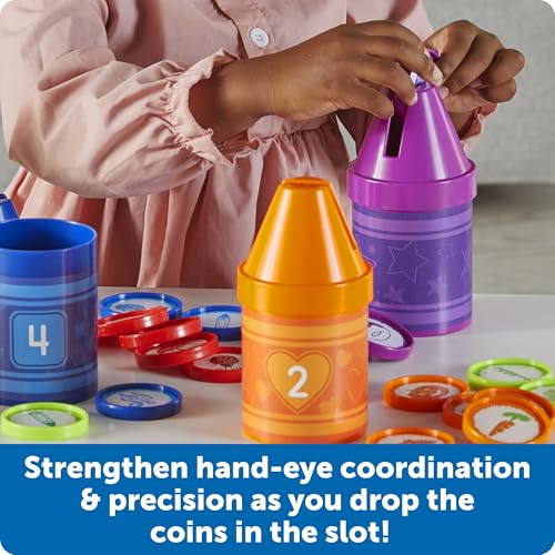 Learning Resources Counting Crayons - Educational Toddler Counting & Sorting Toys