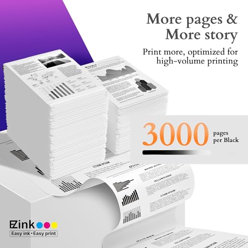 E-Z Ink 4-Pack TN760 High-Yield Toner Cartridges for Brother Printers