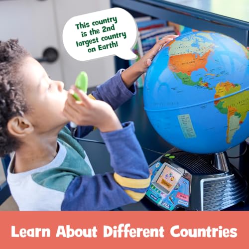LeapFrog Interactive World Globe for Kids with BBC Videos & Games