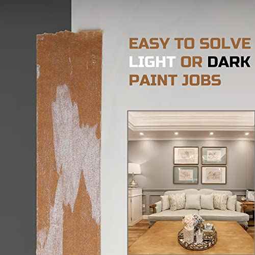 Lichamp Wide Brown Painters Tape 2 inch, 1pc Medium Adhesive Brown Masking Tape, 1.95 inches x 55 Yards