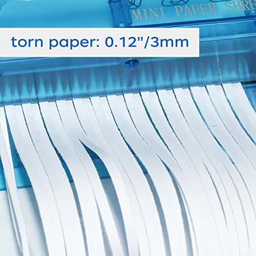 JIKIOU Portable Hand Paper Shredder - Compact Manual Office & Home Security