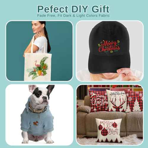 DTF Transfer film roll 13" x 328ft,Transfer Paper Double Sided Glossy Clear PreTreat PET Heat Transfer Paper, Cold and Hot Peel for Epson Inkjet Printer Direct Print on T shirts Textile