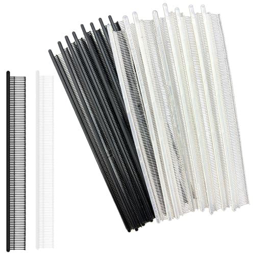 Hobanga 2000Pcs 0.17 inch Micro Stitch Gun Fasteners – Black & White