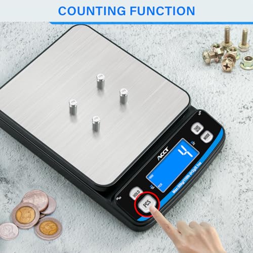 110 lb Digital Postal Scale with Stainless Steel Platform, Tare & USB Power
