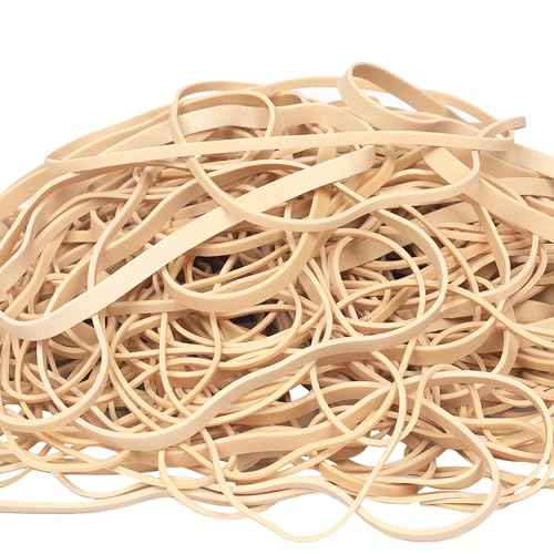Rubber Bands Assorted Sizes 0.5lbs 4 sizes large rubber bands heavy duty Elastic Bands Tactical rubber band for Office supplies size#69,size#117B,size#8in,size(4-4/5" x 1/16")