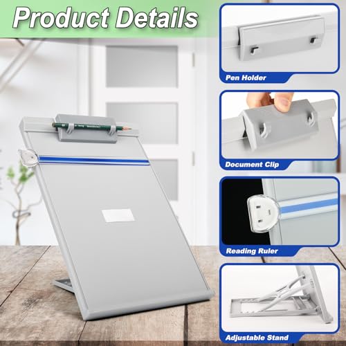 Cosmos Adjustable Desktop Document Holder & Book Stand for Office & Home