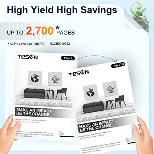 TESEN Compatible Toner Cartridge Replacement for Canon 119 CRG-119 3479B001AA Toner Black for use with Canon ImageClass MF414dw MF416dw MF419dw MF5950dw MF5960dn LBP251dw LBP253dw LBP6670dn 2PK