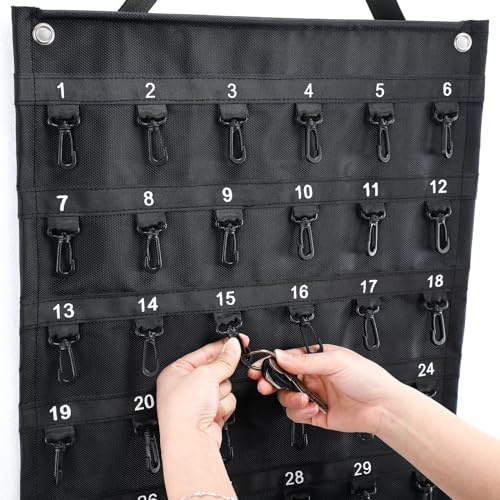 Rollable Key Case Organizer for Professionals — Holds 30 Keys