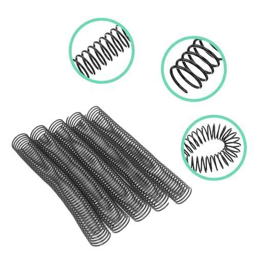 18 Pcs Plastic Spiral Binding Coil, 4:1 Pitch, 38mm Diameter, Reusable, Up to 310 Sheets High Capacity Binding Coil, for A4 Paper, Documents, Business