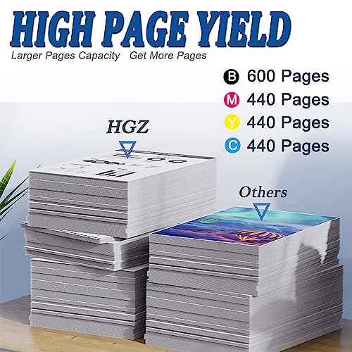 HGZ LC103XL Compatible Ink Cartridges Replaccement for Brother LC103XL LC103 LC101XL LC101 work for MFC-J870DW MFC-J6920DW MFC-J6520DW MFC-J450DW MFC-J470DW Printer (8BK, 4C, 4M, 4Y, 20-Pack)