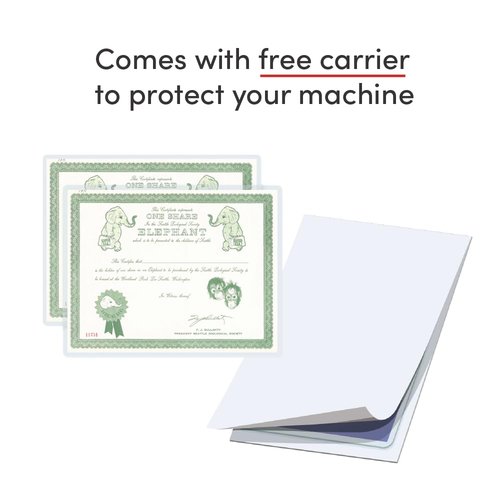 TruLam 3 Mil Laminating Pouches with Rounded Corners | Letter Size | 9 in. x 11-1/2 in. | Matte Finish | Premium Adhesive with Anti-Glare | 2 Carriers Included | 100 Pack