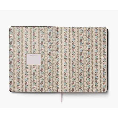 RIFLE PAPER CO. 2026 Gracie 12-Month Academic Planner, Aug. 2025 - July 2026, Thread-Stitch Binding, 9.62" L x 7.18" W, Metallic Gold Foil Accents, Monthly Pages & Note Section