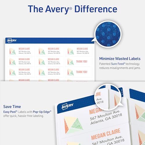 Avery Easy Peel Address Labels 1